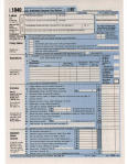 The 1040 form